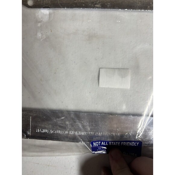 AIR FORCE Chrome License Plate Frame Holder Set 2 UNITED STATES US Military Vet - Picture 2 of 3